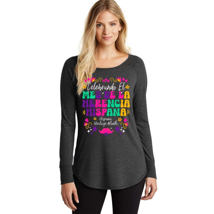 Hispanic Heritage Month Mes De La Herencia Hispana Women's Perfect Tri Tunic Long Sleeve Shirt