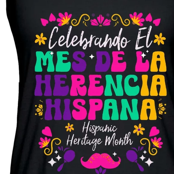 Hispanic Heritage Month Mes De La Herencia Hispana Ladies Essential Flowy Tank