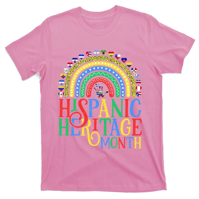 Hispanic Heritage Month Celebrating Pride Countries Latino T-Shirt