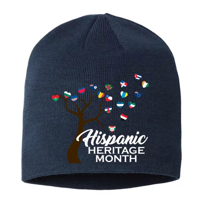 Hispanic Heritage Month Tree Roots 8 1/2in Sustainable Knit Beanie