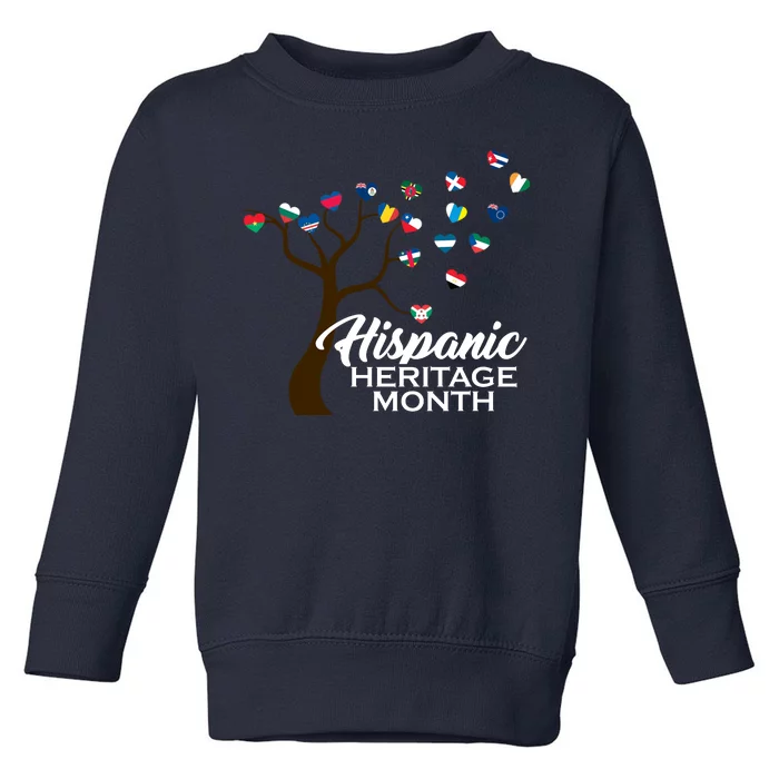 Hispanic Heritage Month Tree Roots Toddler Sweatshirt