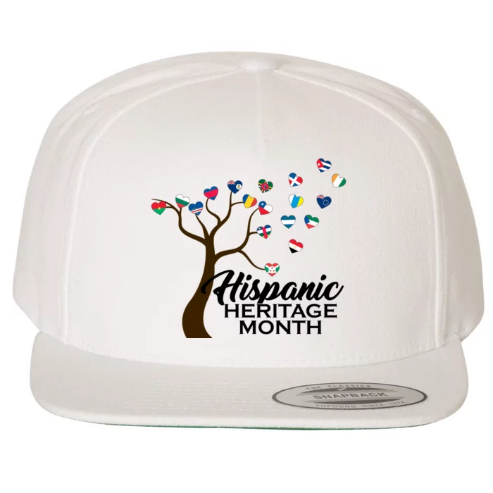 Hispanic Heritage Month Tree Roots Wool Snapback Cap