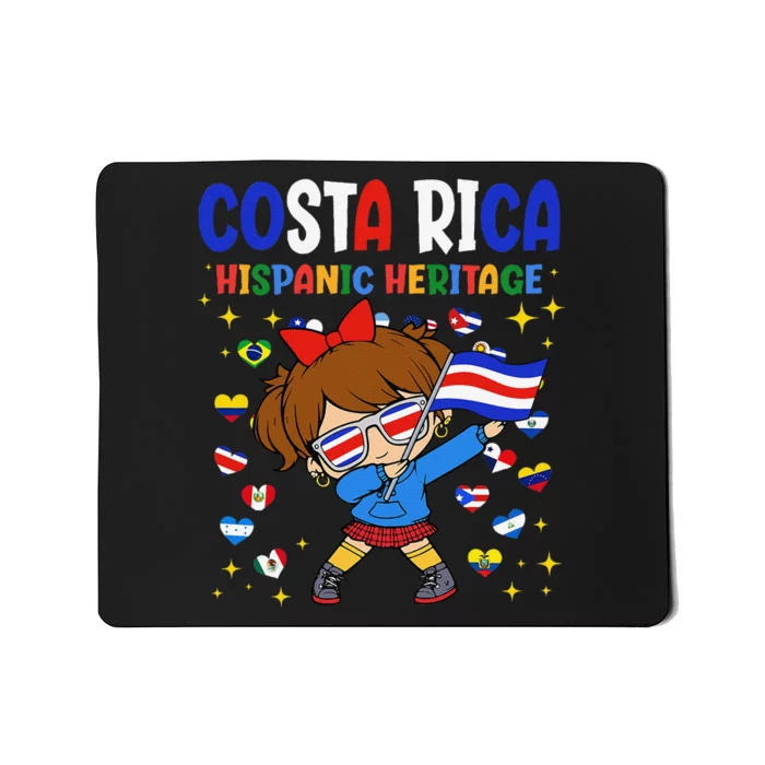 Hispanic Heritage Month Costa Rica Flag Costa Rican Gift Mousepad