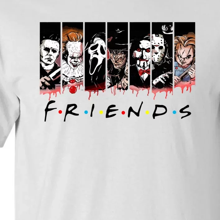 Halloween Horror Movies Characters Classic Killer Jason Es Chucky Freddy Billy Tall T-Shirt