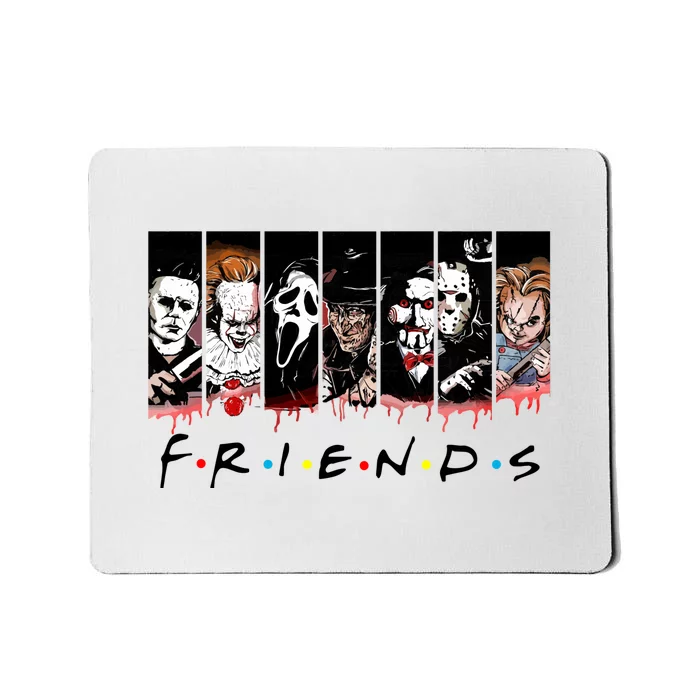 Halloween Horror Movies Characters Classic Killer Jason Es Chucky Freddy Billy Mousepad