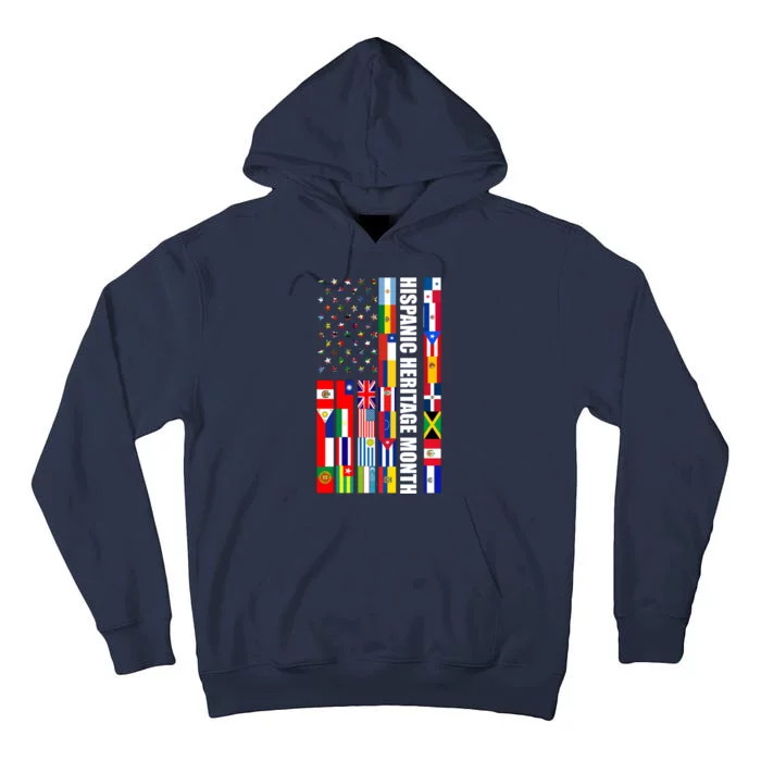 Hispanic Heritage Month Countries United Flag Tall Hoodie