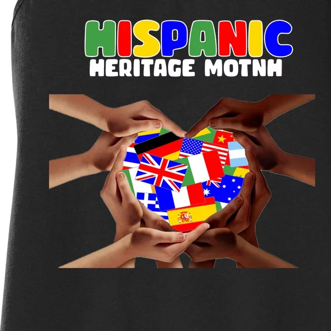 Hispanic Heritage Month Stand Together Women's Racerback Tank