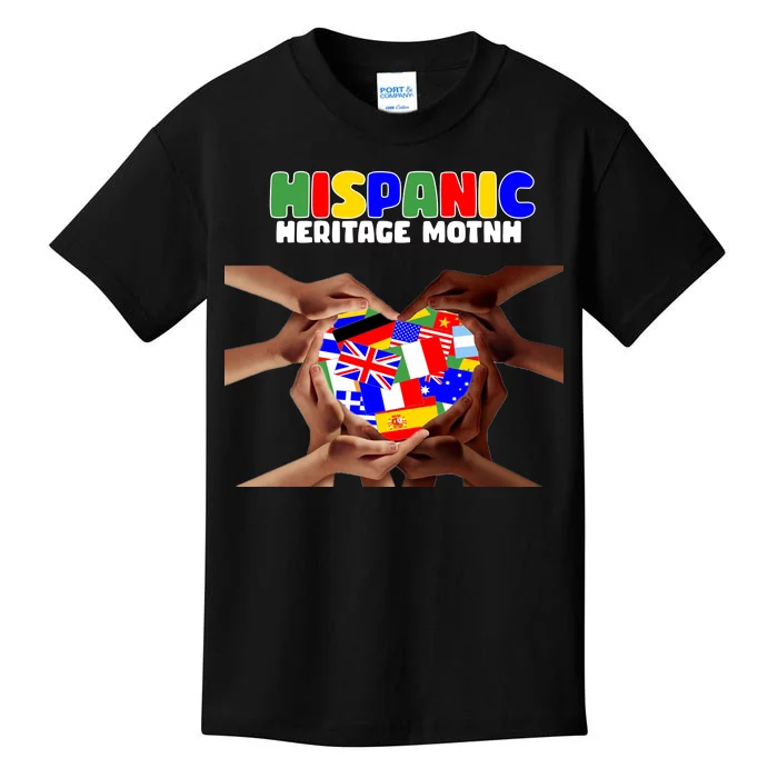 Hispanic Heritage Month Stand Together Kids T-Shirt