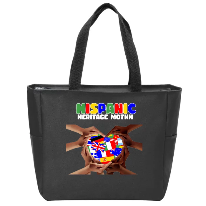 Hispanic Heritage Month Stand Together Zip Tote Bag