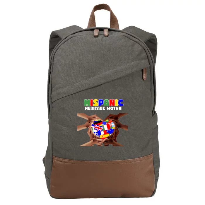 Hispanic Heritage Month Stand Together Cotton Canvas Backpack