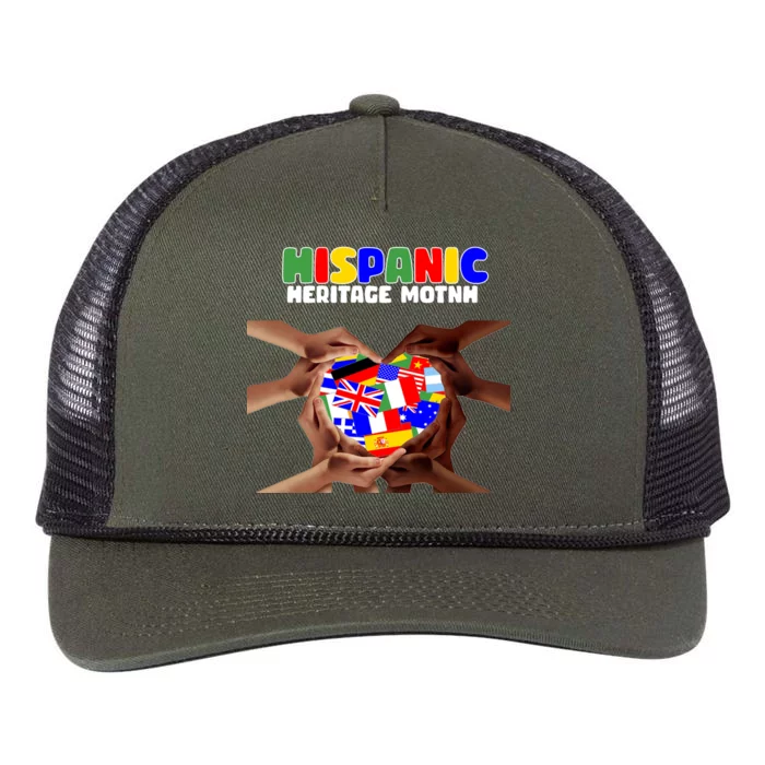 Hispanic Heritage Month Stand Together Retro Rope Trucker Hat Cap