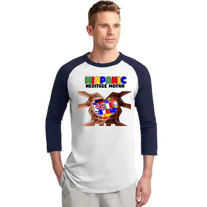 Hispanic Heritage Month Stand Together Baseball Sleeve Shirt