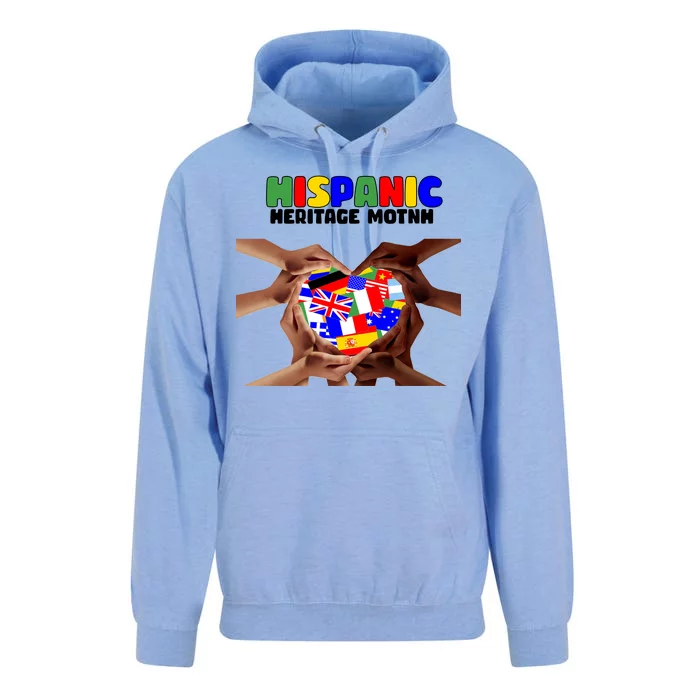 Hispanic Heritage Month Stand Together Unisex Surf Hoodie