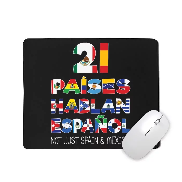 Hispanic Heritage Month Spanish Speaking Countries Mousepad