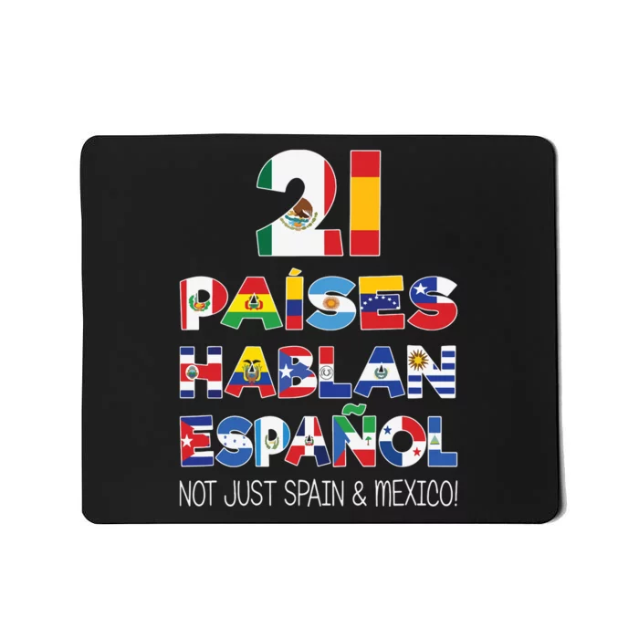 Hispanic Heritage Month Spanish Speaking Countries Mousepad