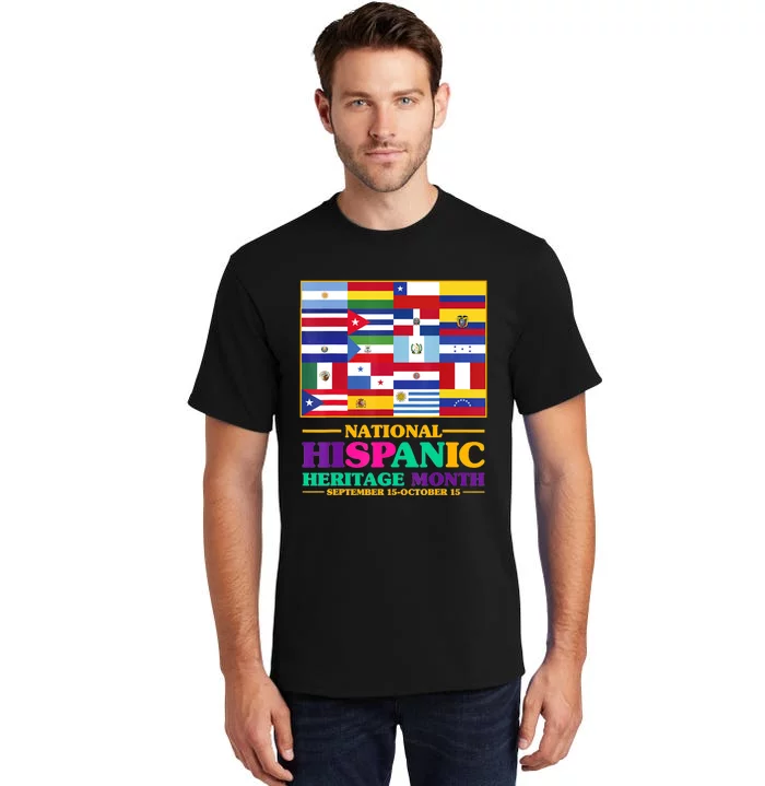 Hispanic Heritage Month Mes De La Herencia Tall T-Shirt