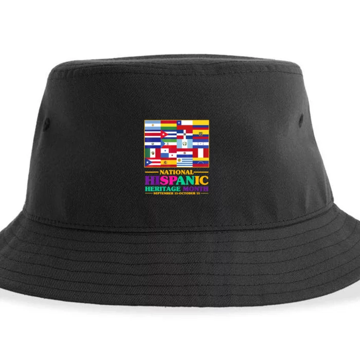 Hispanic Heritage Month Mes De La Herencia Sustainable Bucket Hat