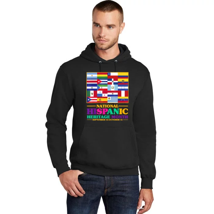 Hispanic Heritage Month Mes De La Herencia Tall Hoodie