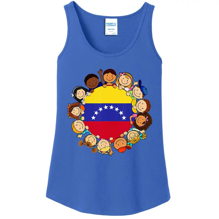 Hispanic Heritage Month Venezuela Venezuelan Flag Ladies Essential Tank