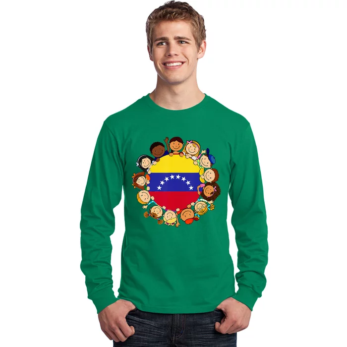 Hispanic Heritage Month Venezuela Venezuelan Flag Long Sleeve Shirt