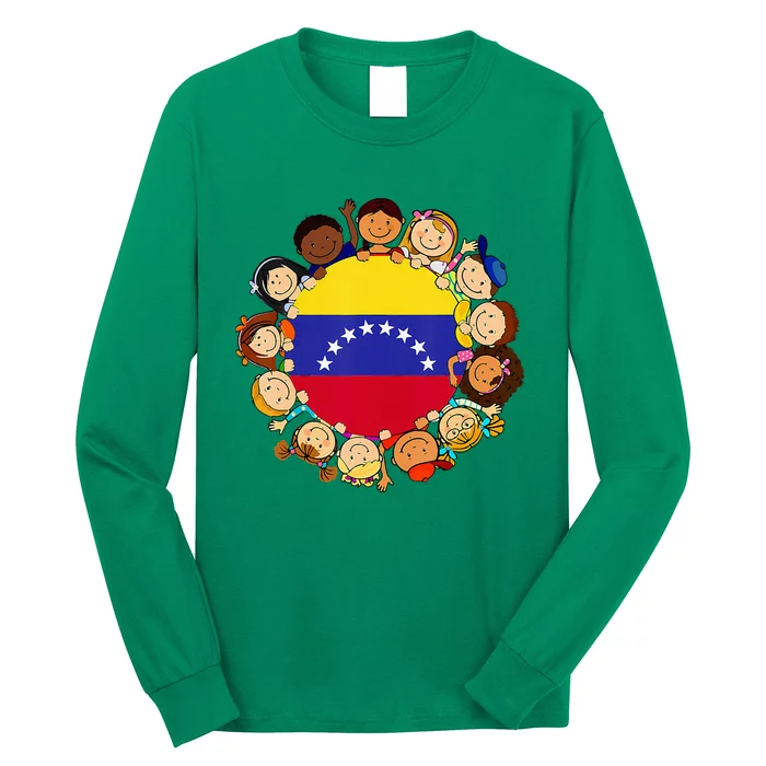 Hispanic Heritage Month Venezuela Venezuelan Flag Long Sleeve Shirt