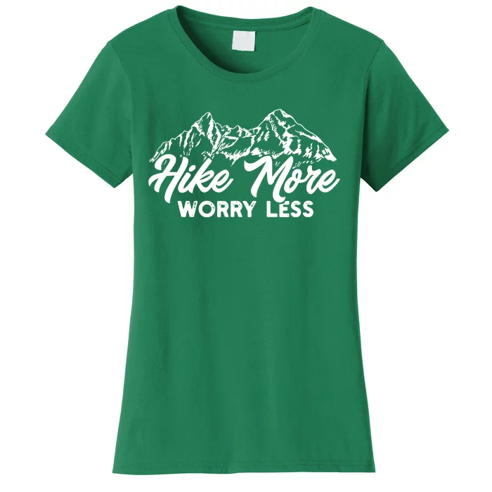 Hiker Hike More Worry Less Women's T-Shirt