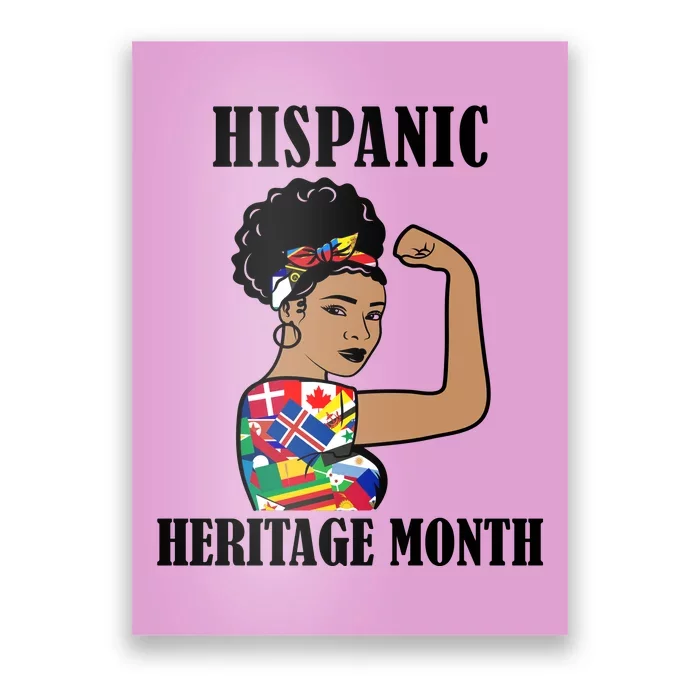 Hispanic Heritage Month Strong Poster