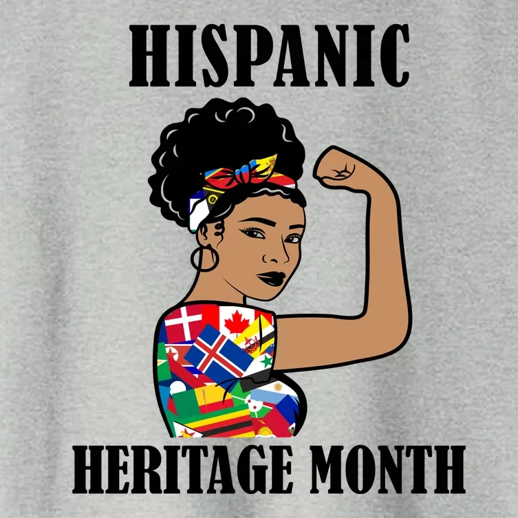 Hispanic Heritage Month Strong Women's Crop Top Tee