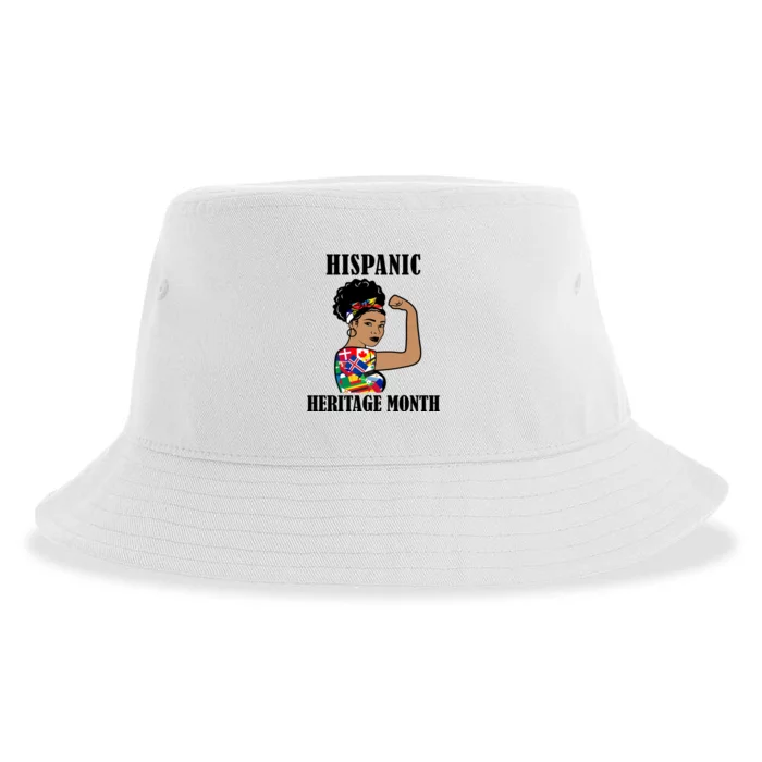 Hispanic Heritage Month Strong Sustainable Bucket Hat