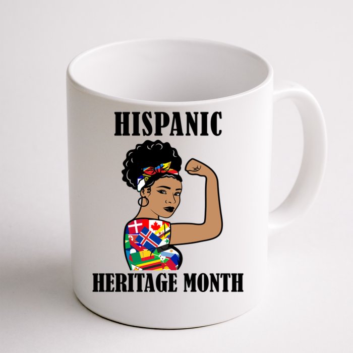 Hispanic Heritage Month Strong Front & Back Coffee Mug