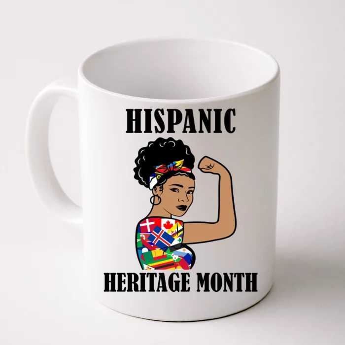 Hispanic Heritage Month Strong Front & Back Coffee Mug