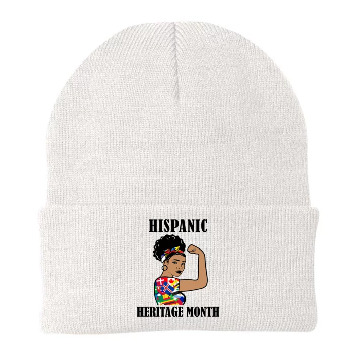 Hispanic Heritage Month Strong Knit Cap Winter Beanie