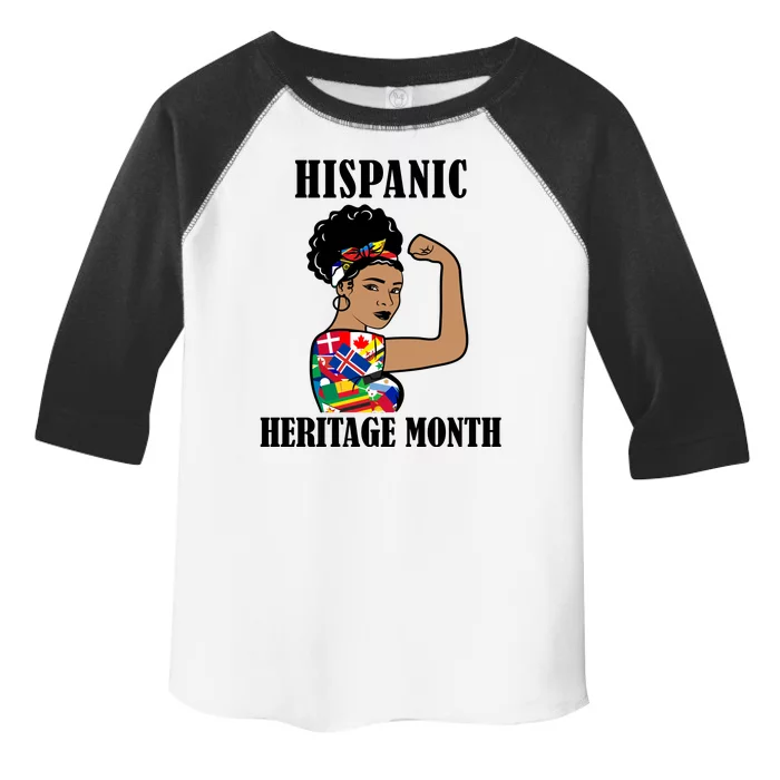 Hispanic Heritage Month Strong Toddler Fine Jersey T-Shirt