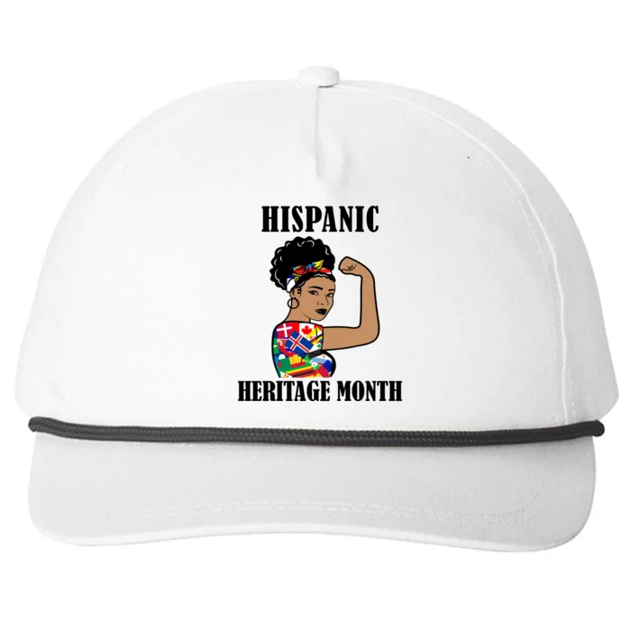 Hispanic Heritage Month Strong Snapback Five-Panel Rope Hat