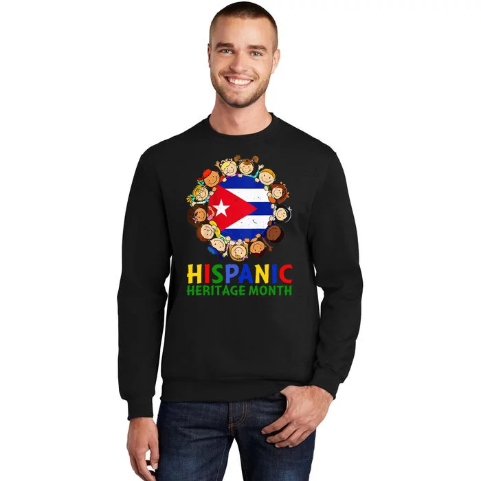 Hispanic Heritage Month Cuba Tall Sweatshirt