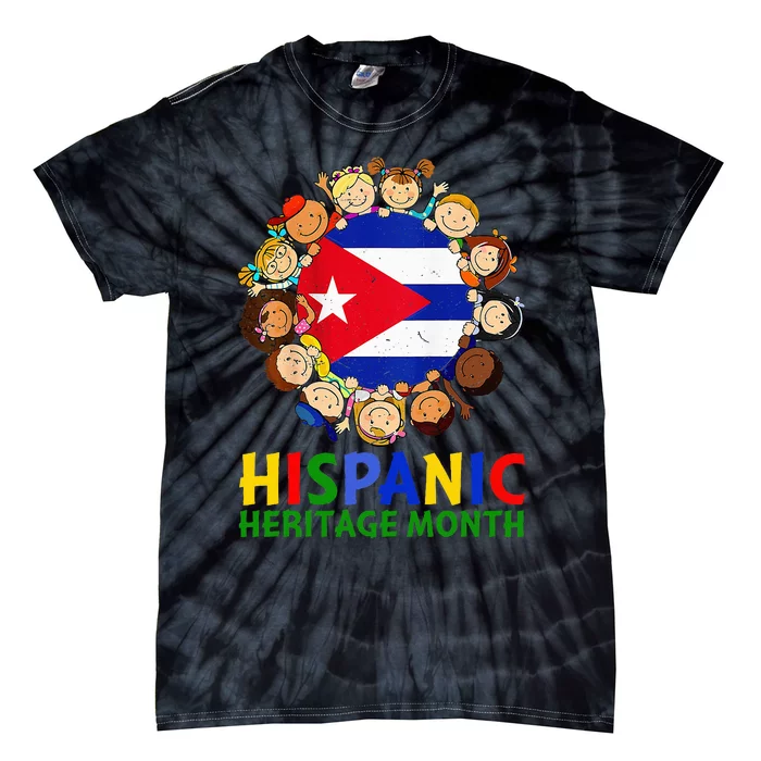 Hispanic Heritage Month Cuba Tie-Dye T-Shirt