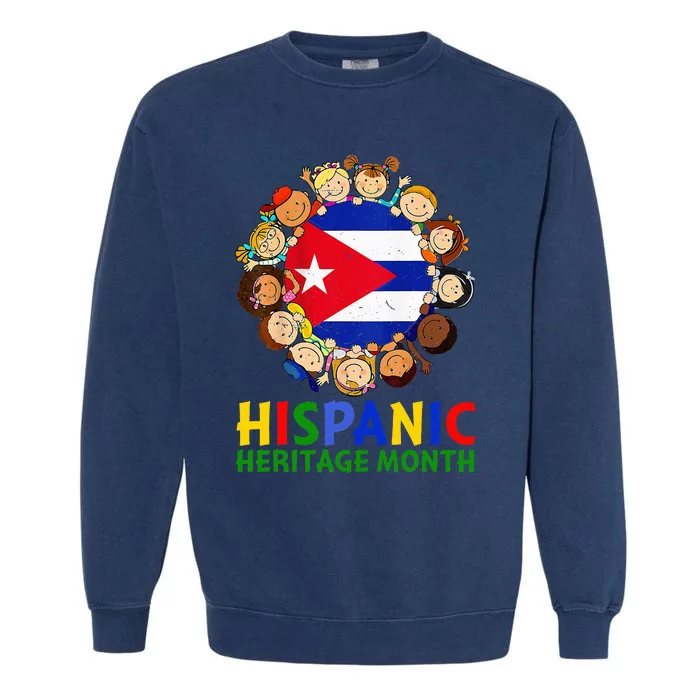 Hispanic Heritage Month Cuba Garment-Dyed Sweatshirt