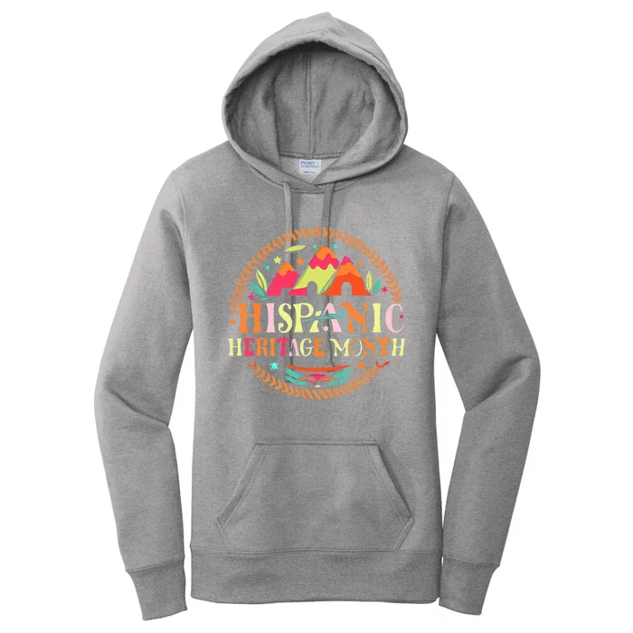 Hispanic Heritage Month Mes De La Herencia Hispana Women's Pullover Hoodie