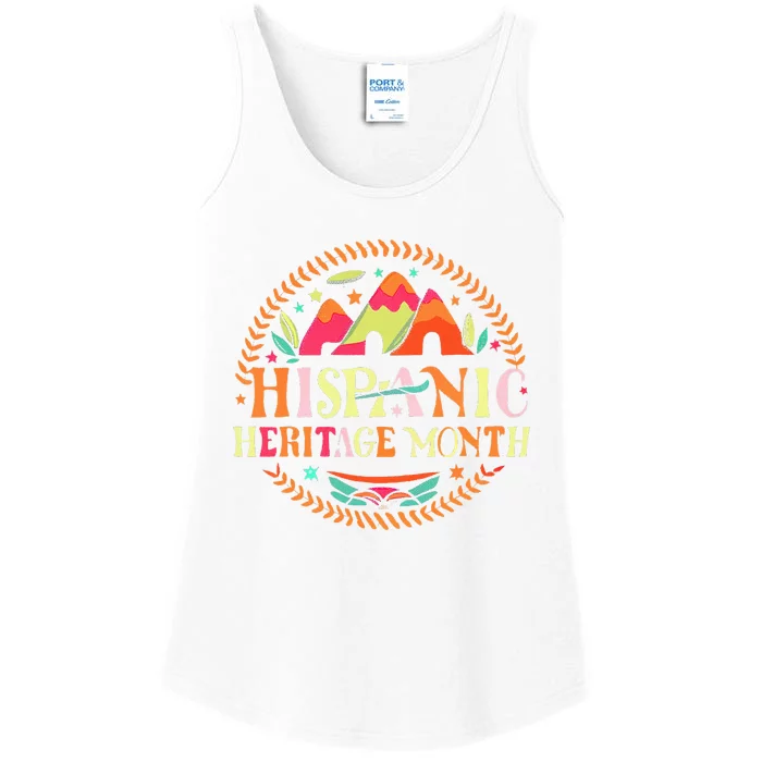 Hispanic Heritage Month Mes De La Herencia Hispana Ladies Essential Tank