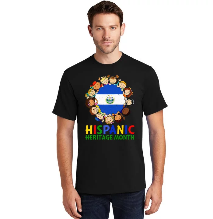 Hispanic Heritage Month El Salvador Tall T-Shirt