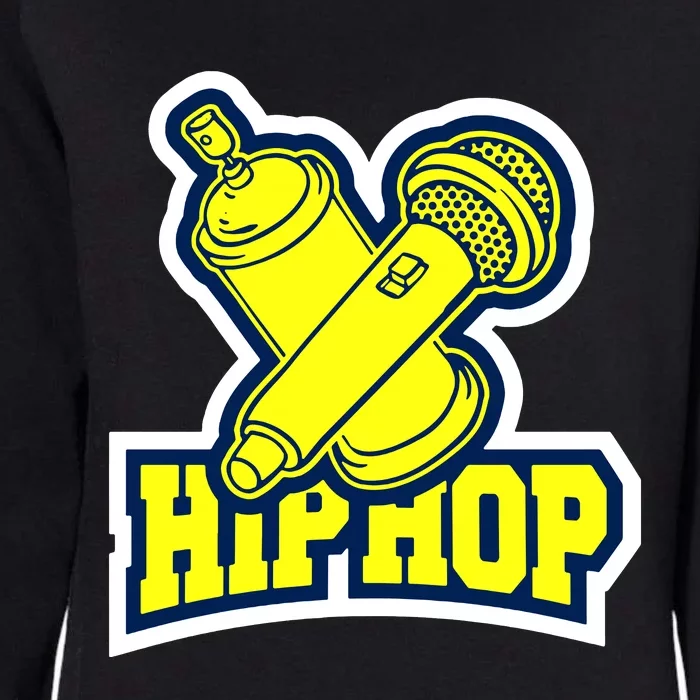 Hip Hop Microphone Womens California Wash Sweatshirt