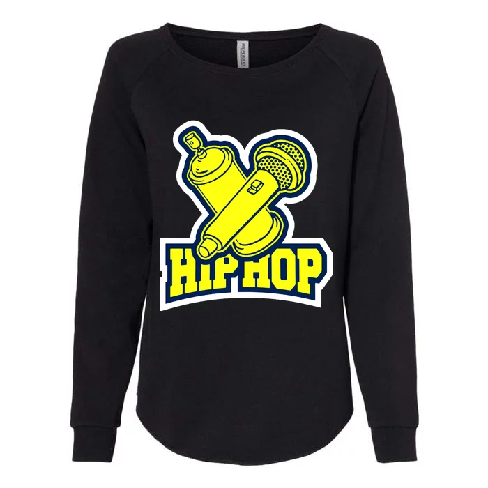 Hip Hop Microphone Womens California Wash Sweatshirt