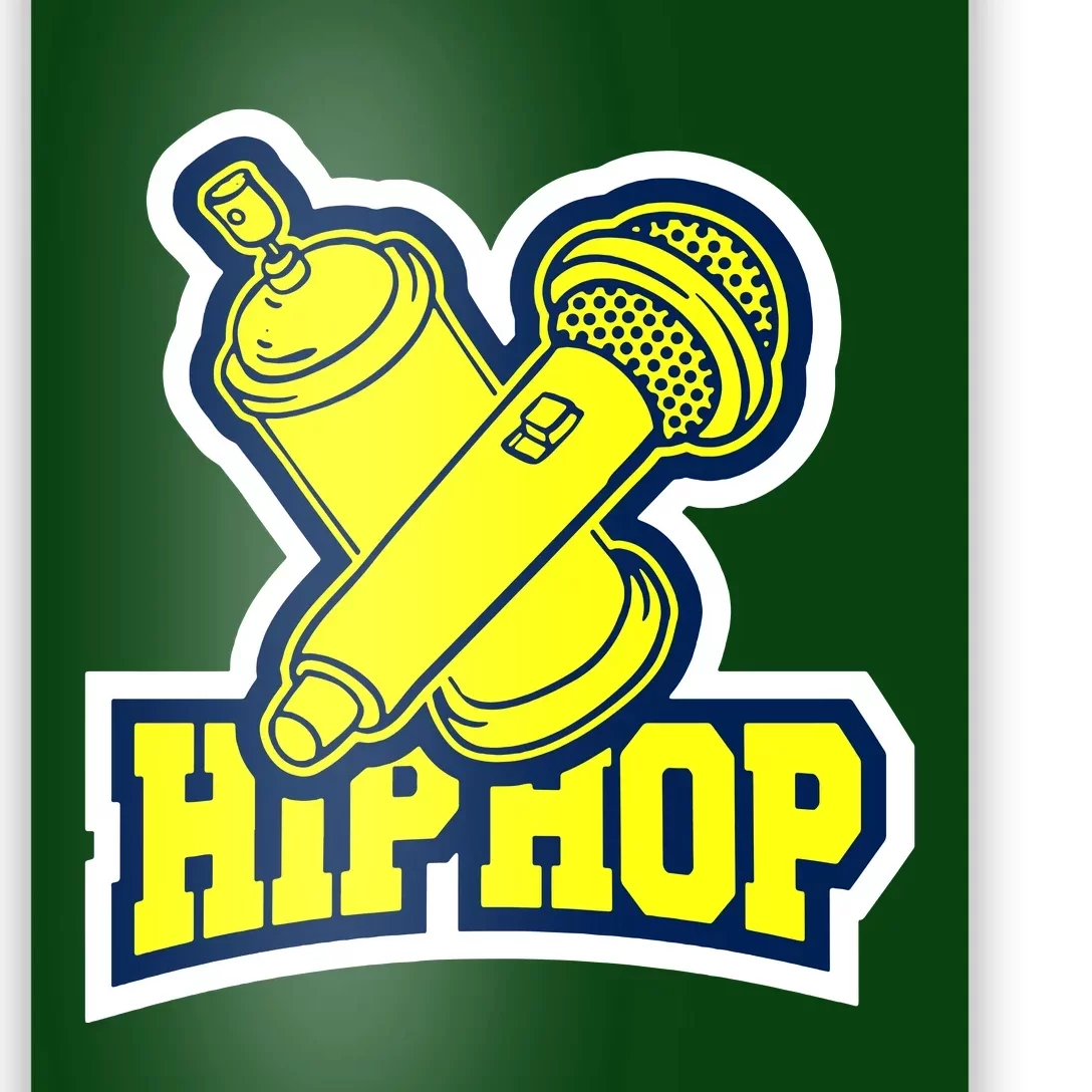 Hip Hop Microphone Poster