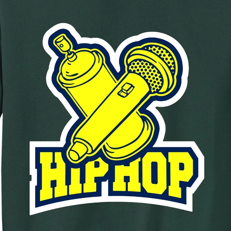 Hip Hop Microphone Tall Sweatshirt