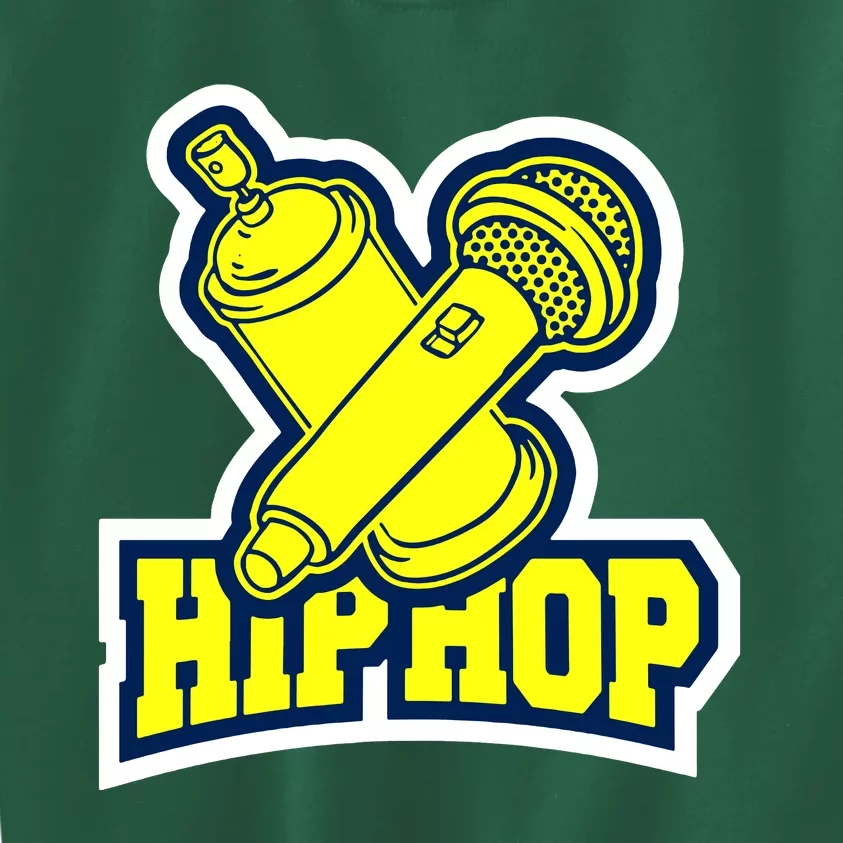 Hip Hop Microphone Kids Sweatshirt