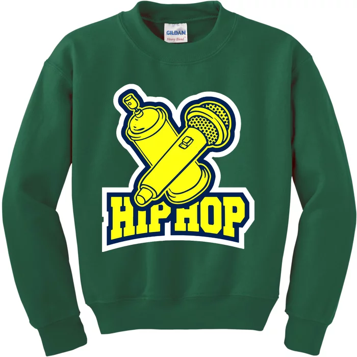 Hip Hop Microphone Kids Sweatshirt