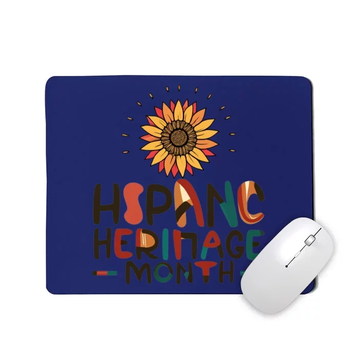 Hispanic Heritage Month Latino Countries Flag Sunflower Mousepad