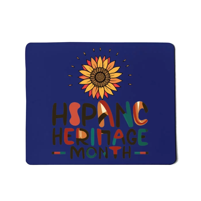 Hispanic Heritage Month Latino Countries Flag Sunflower Mousepad