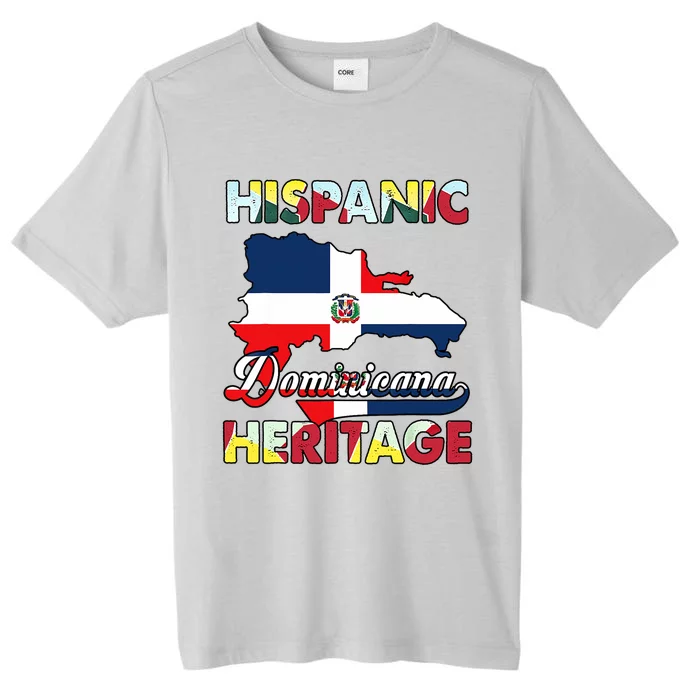 Hispanic Heritage Month Dominican Republic Flag Dominicana ChromaSoft Performance T-Shirt