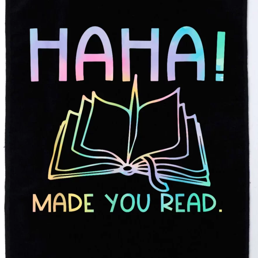 Ha Ha Made You Read Funny Reading Teacher Platinum Collection Golf Towel